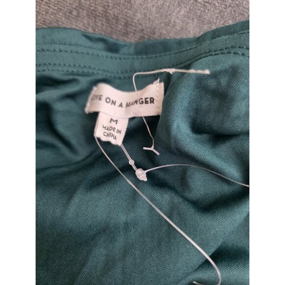 Love On A Hanger Women's Ugly Christmas Outfit Size Medium Green Skirt & Top Set - Picture 13 of 13